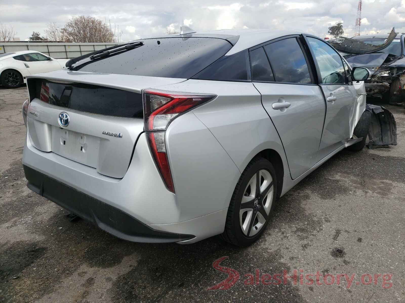 JTDKARFU9G3024598 2016 TOYOTA PRIUS