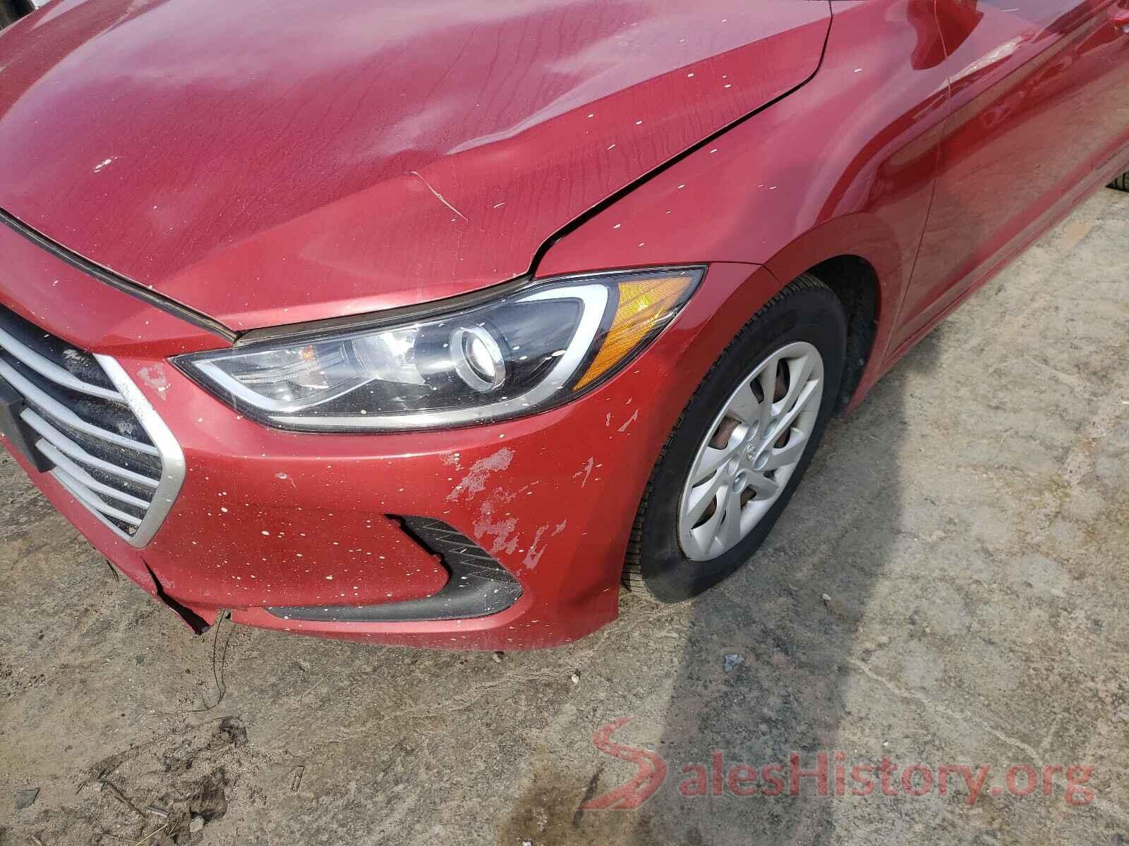 5NPD74LF0HH120349 2017 HYUNDAI ELANTRA