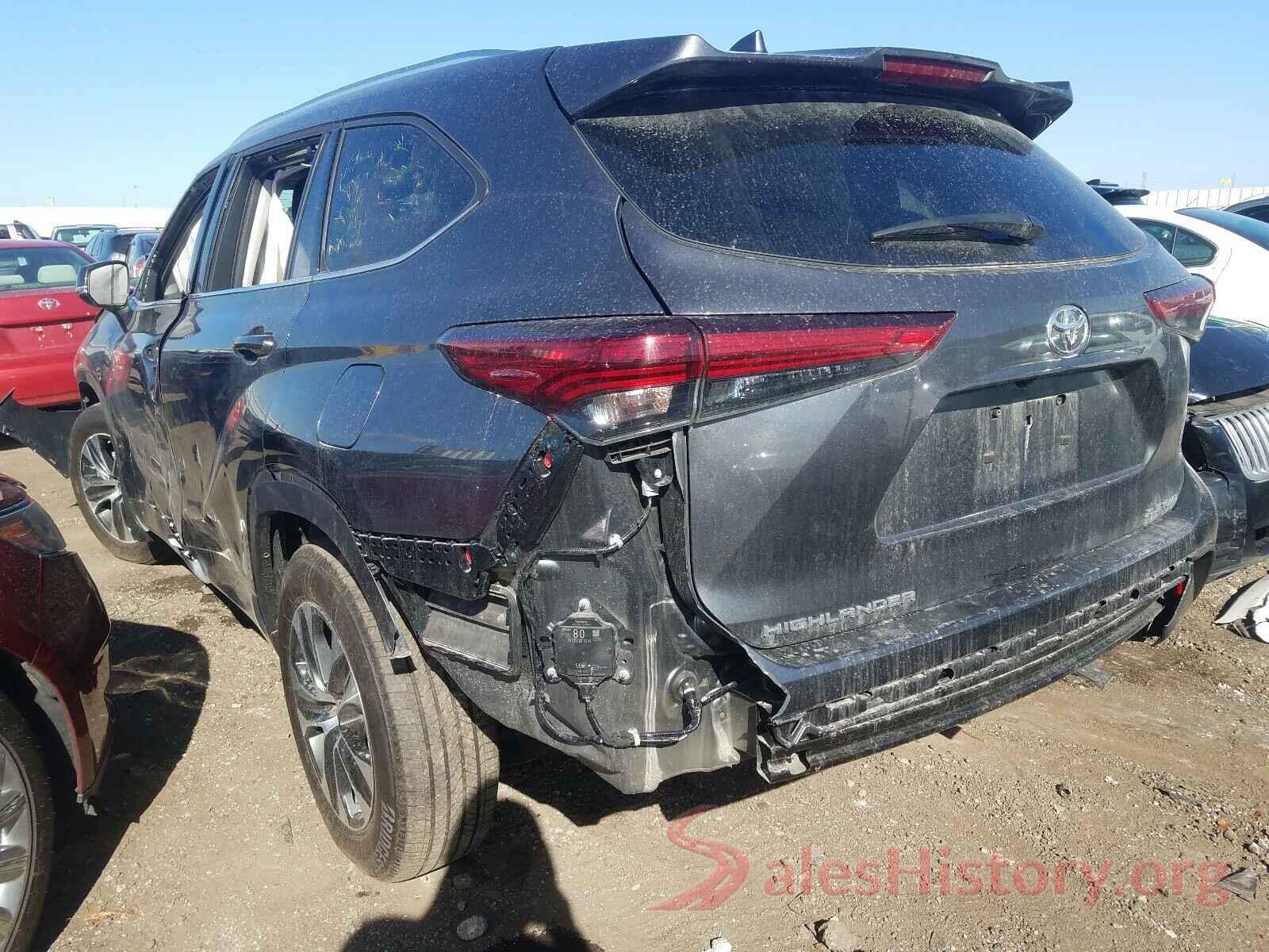 5TDGZRBH9LS011396 2020 TOYOTA HIGHLANDER