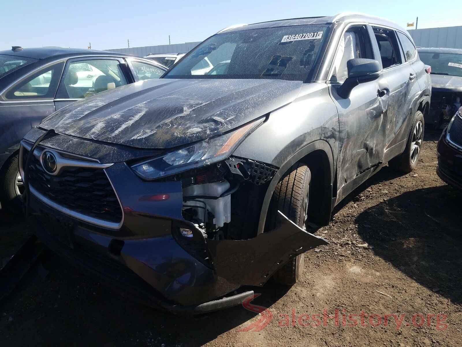 5TDGZRBH9LS011396 2020 TOYOTA HIGHLANDER