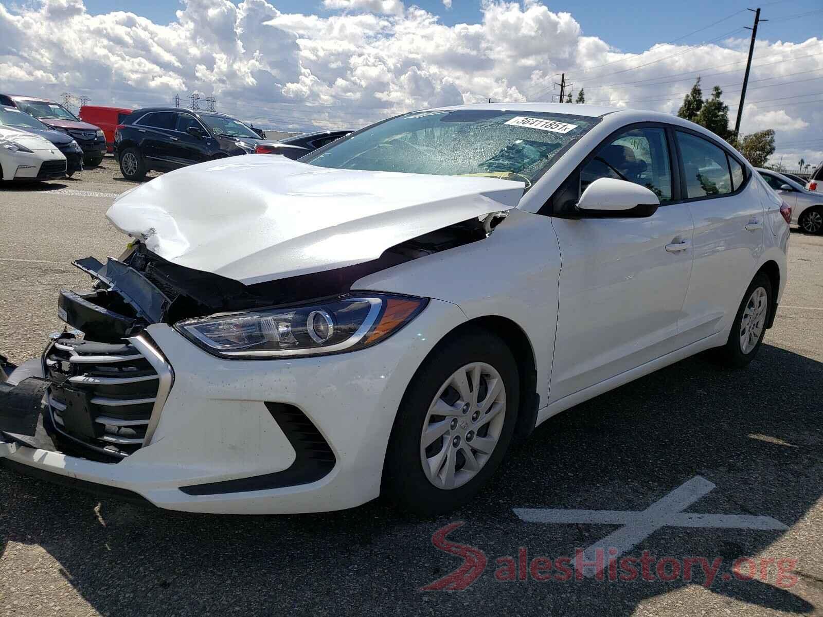 5NPD74LF4JH317109 2018 HYUNDAI ELANTRA