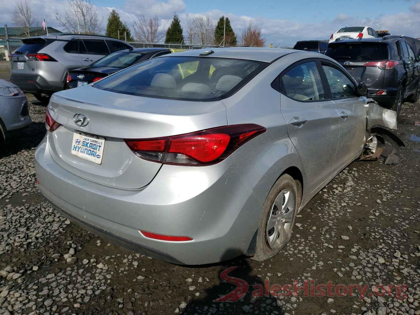 5NPDH4AE2GH667029 2016 HYUNDAI ELANTRA