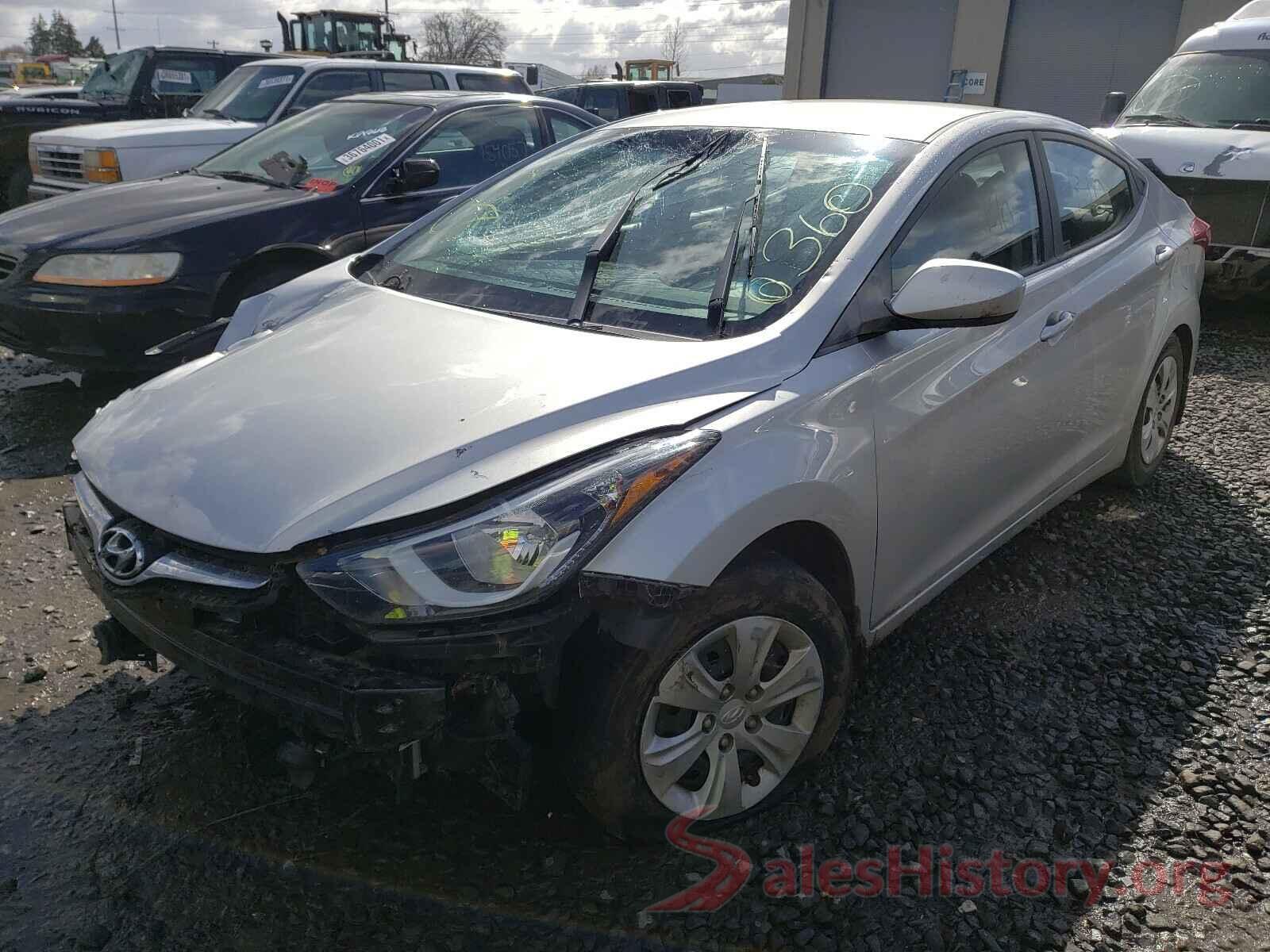 5NPDH4AE2GH667029 2016 HYUNDAI ELANTRA