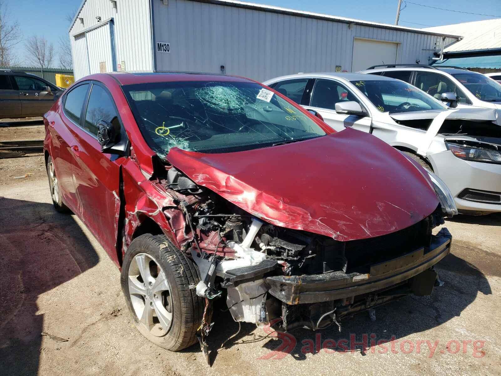 5NPDH4AE0GH672777 2016 HYUNDAI ELANTRA