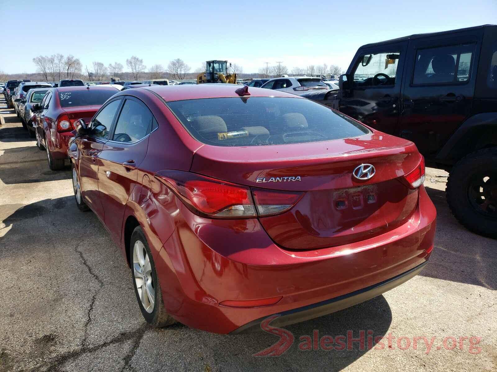 5NPDH4AE0GH672777 2016 HYUNDAI ELANTRA