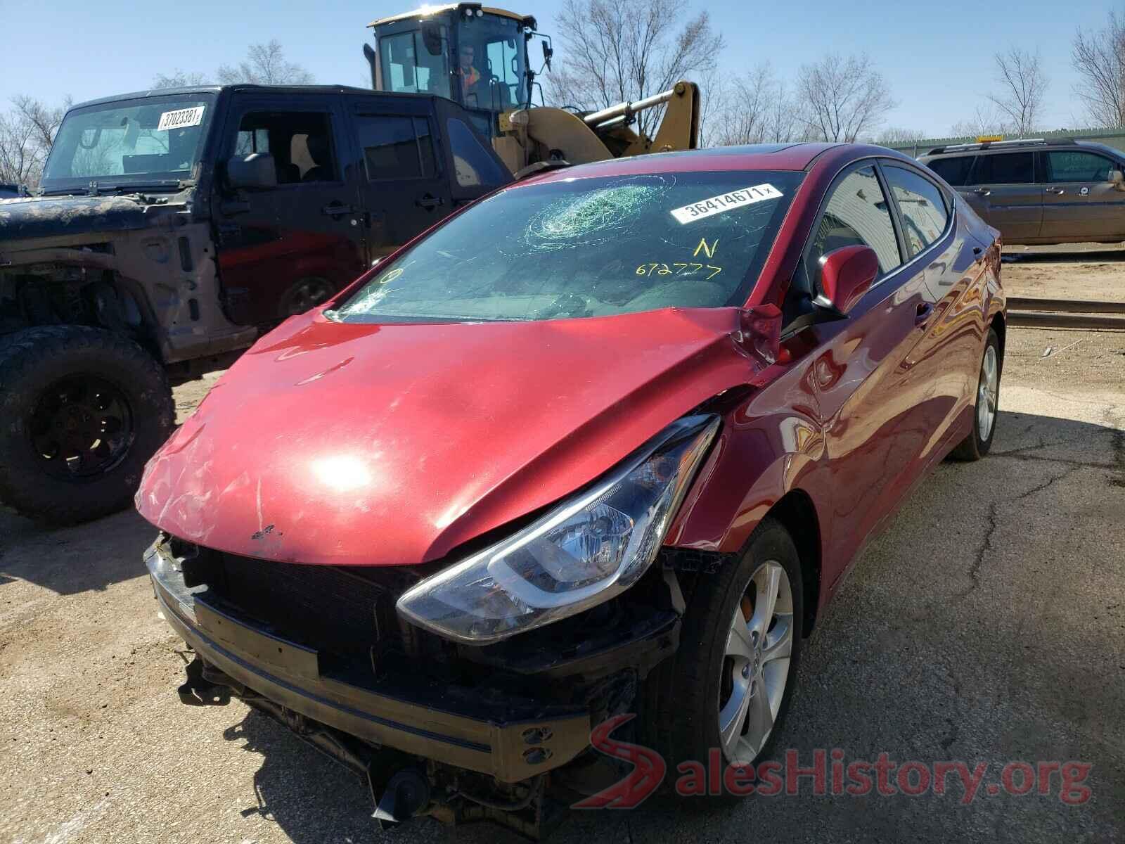 5NPDH4AE0GH672777 2016 HYUNDAI ELANTRA