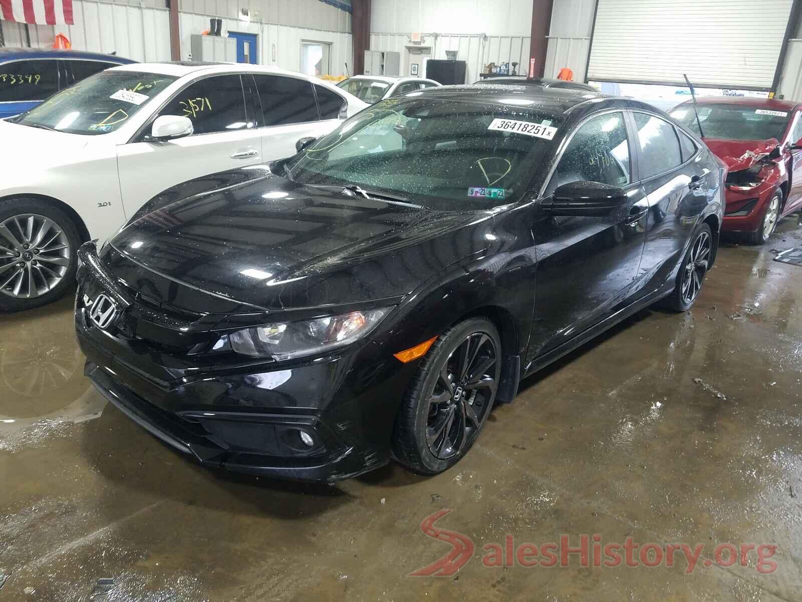 2HGFC2F86KH550491 2019 HONDA CIVIC