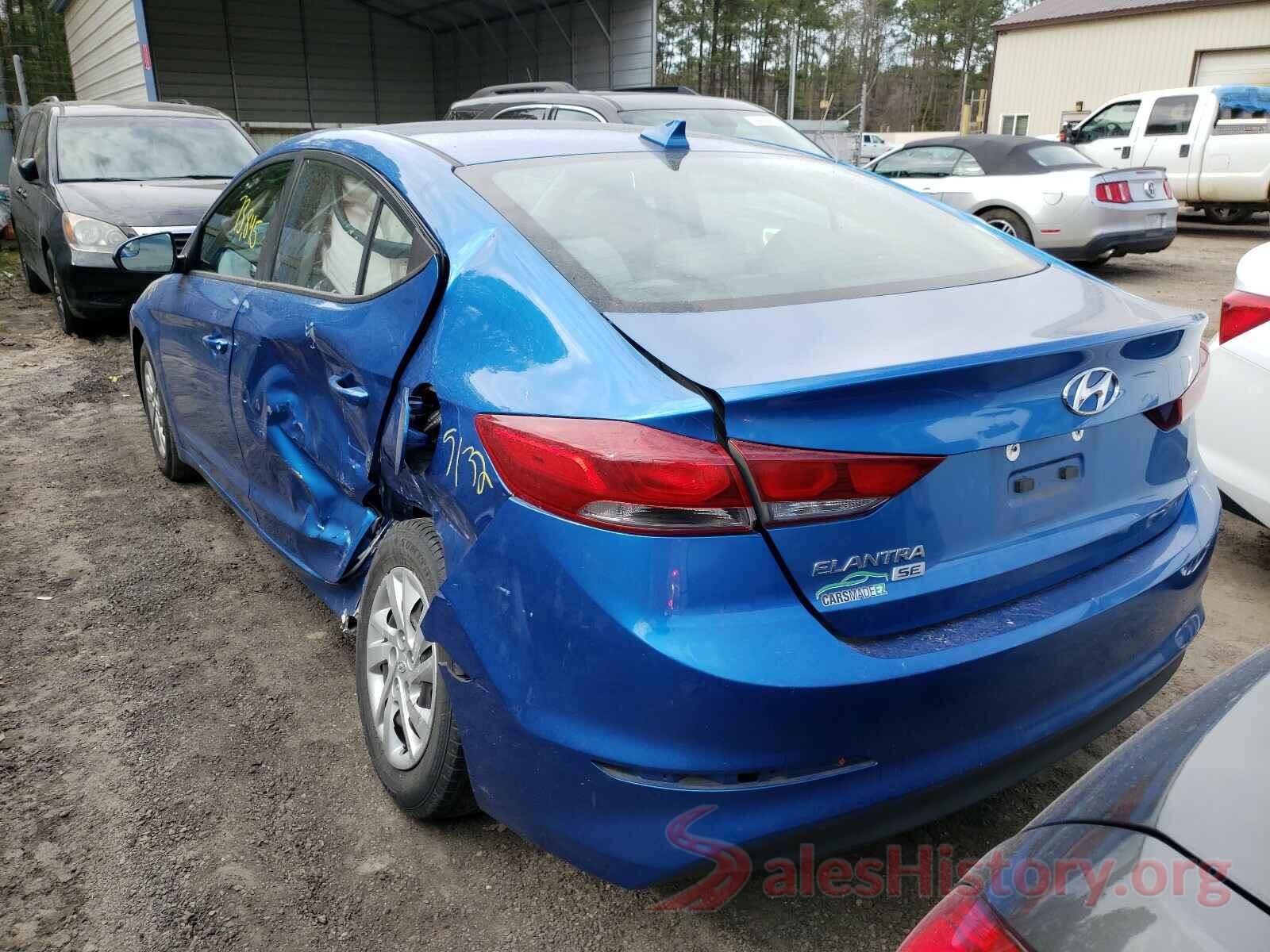 5NPD74LF1HH211176 2017 HYUNDAI ELANTRA