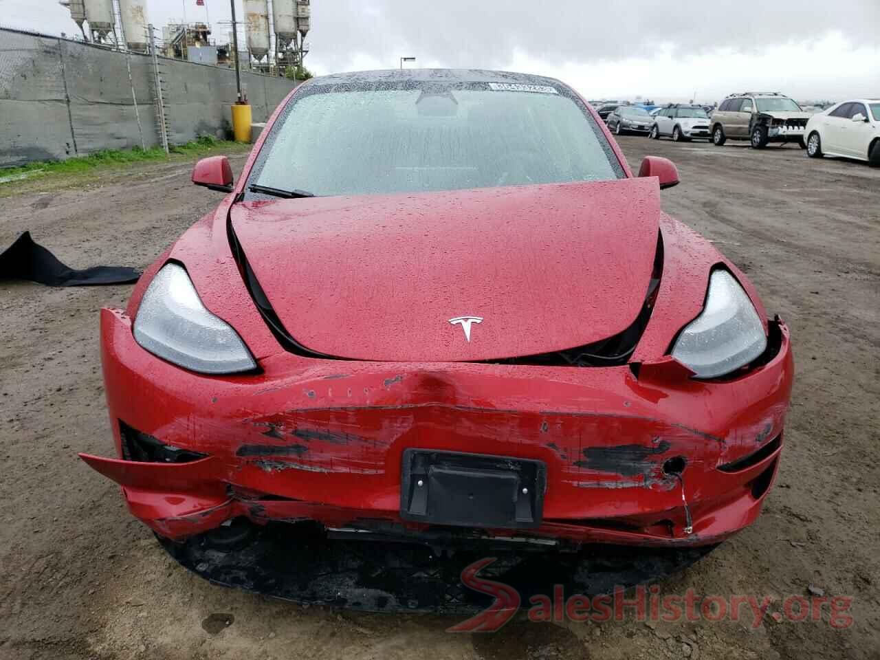 5YJ3E1EB8NF192405 2022 TESLA MODEL 3