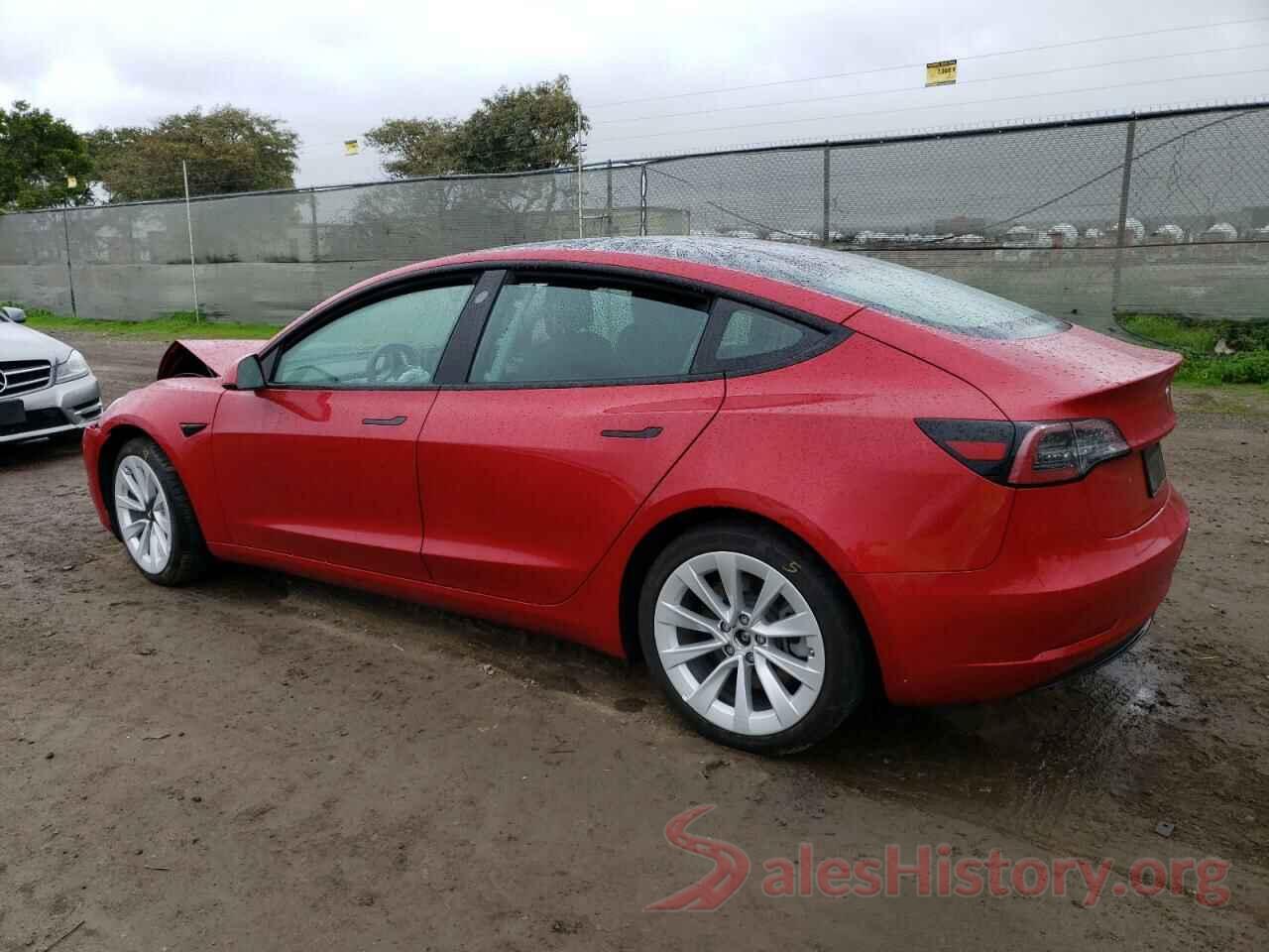 5YJ3E1EB8NF192405 2022 TESLA MODEL 3