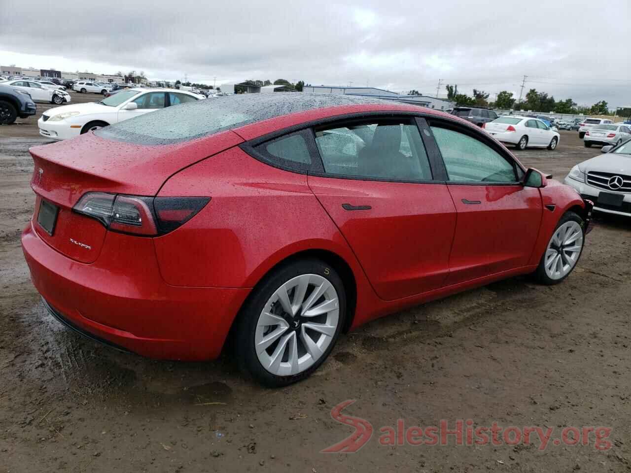 5YJ3E1EB8NF192405 2022 TESLA MODEL 3