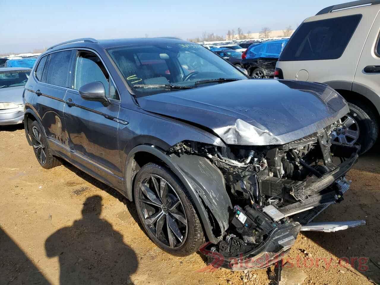 3VV4B7AX7NM001457 2022 VOLKSWAGEN TIGUAN