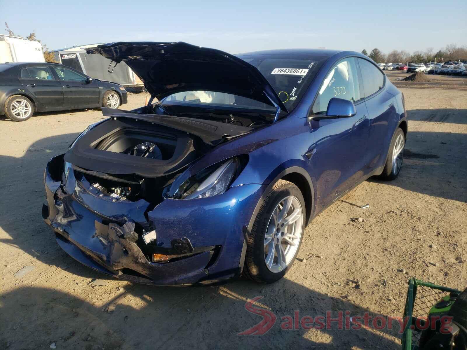 5YJYGDEE0MF066761 2021 TESLA MODEL Y