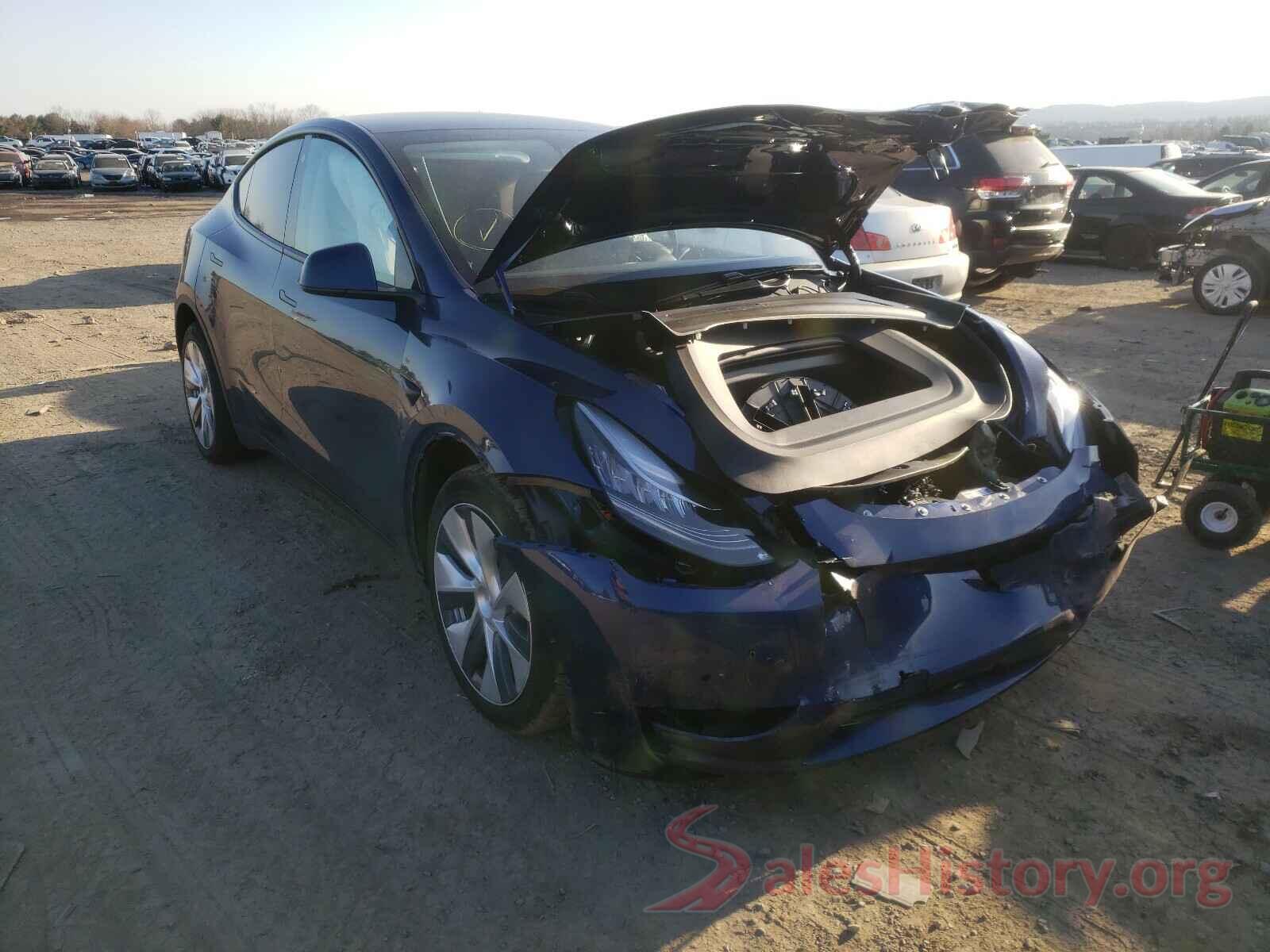 5YJYGDEE0MF066761 2021 TESLA MODEL Y