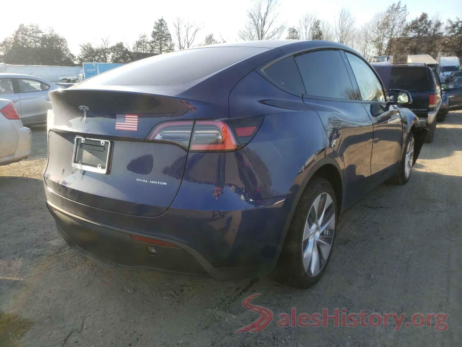 5YJYGDEE0MF066761 2021 TESLA MODEL Y