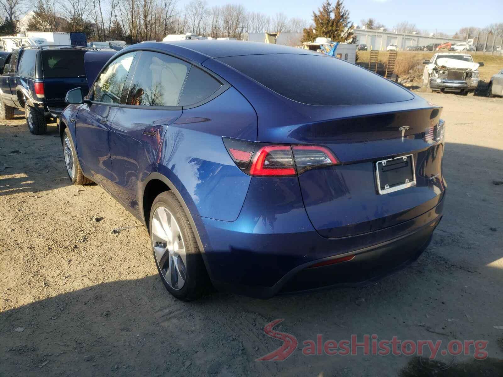 5YJYGDEE0MF066761 2021 TESLA MODEL Y