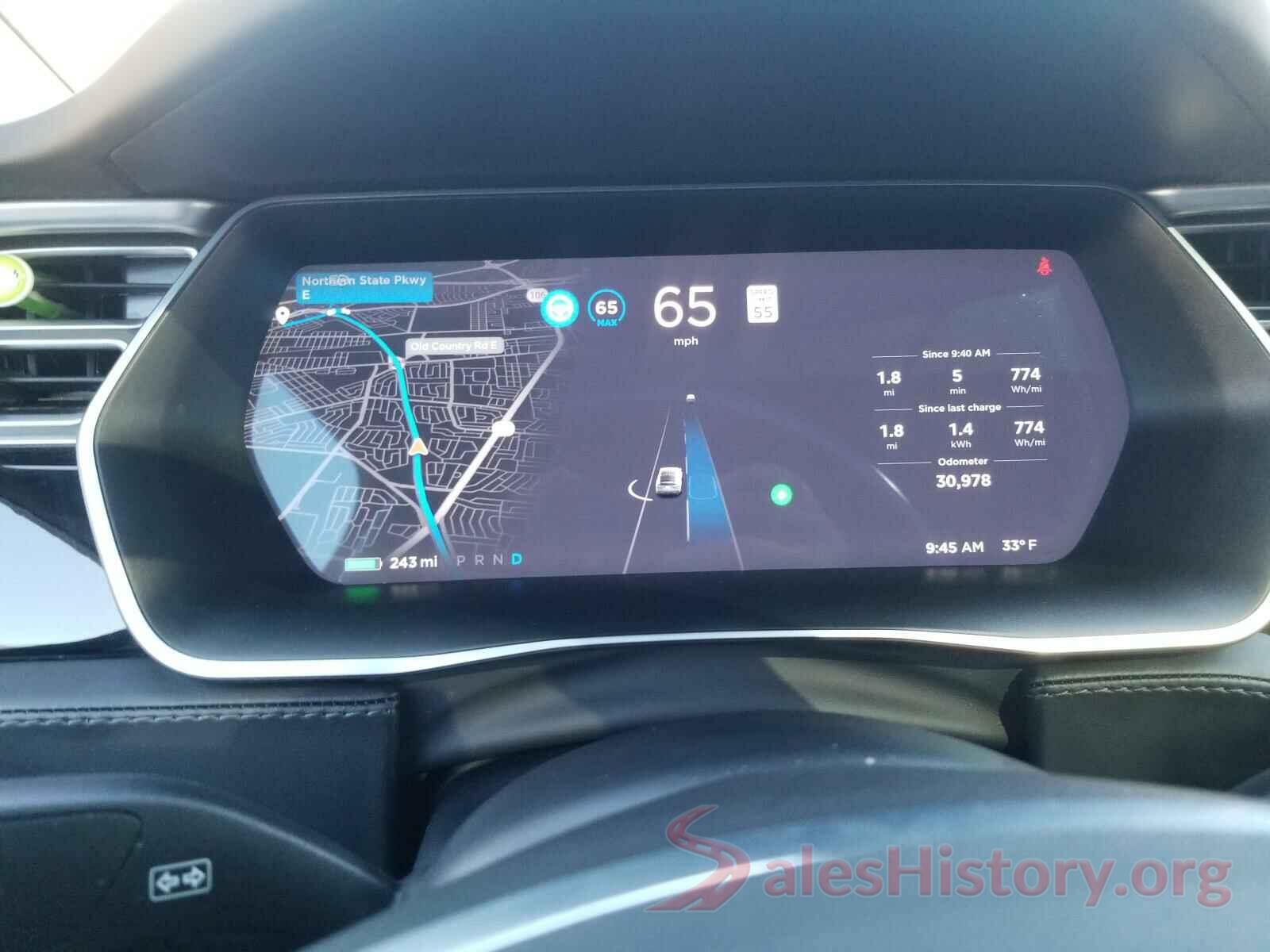 5YJXCDE24JF090537 2018 TESLA MODEL X