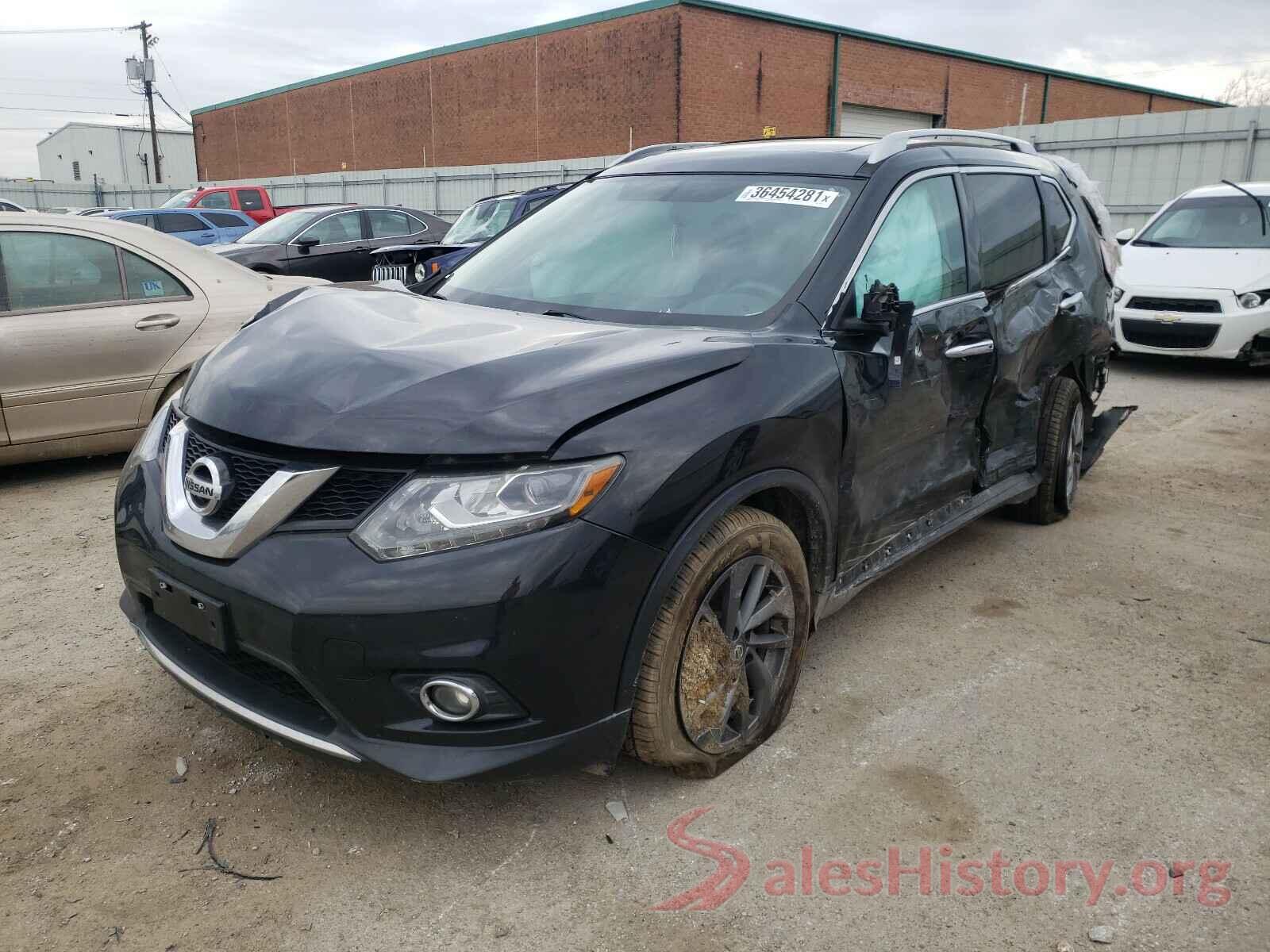 5N1AT2MV8GC744673 2016 NISSAN ROGUE