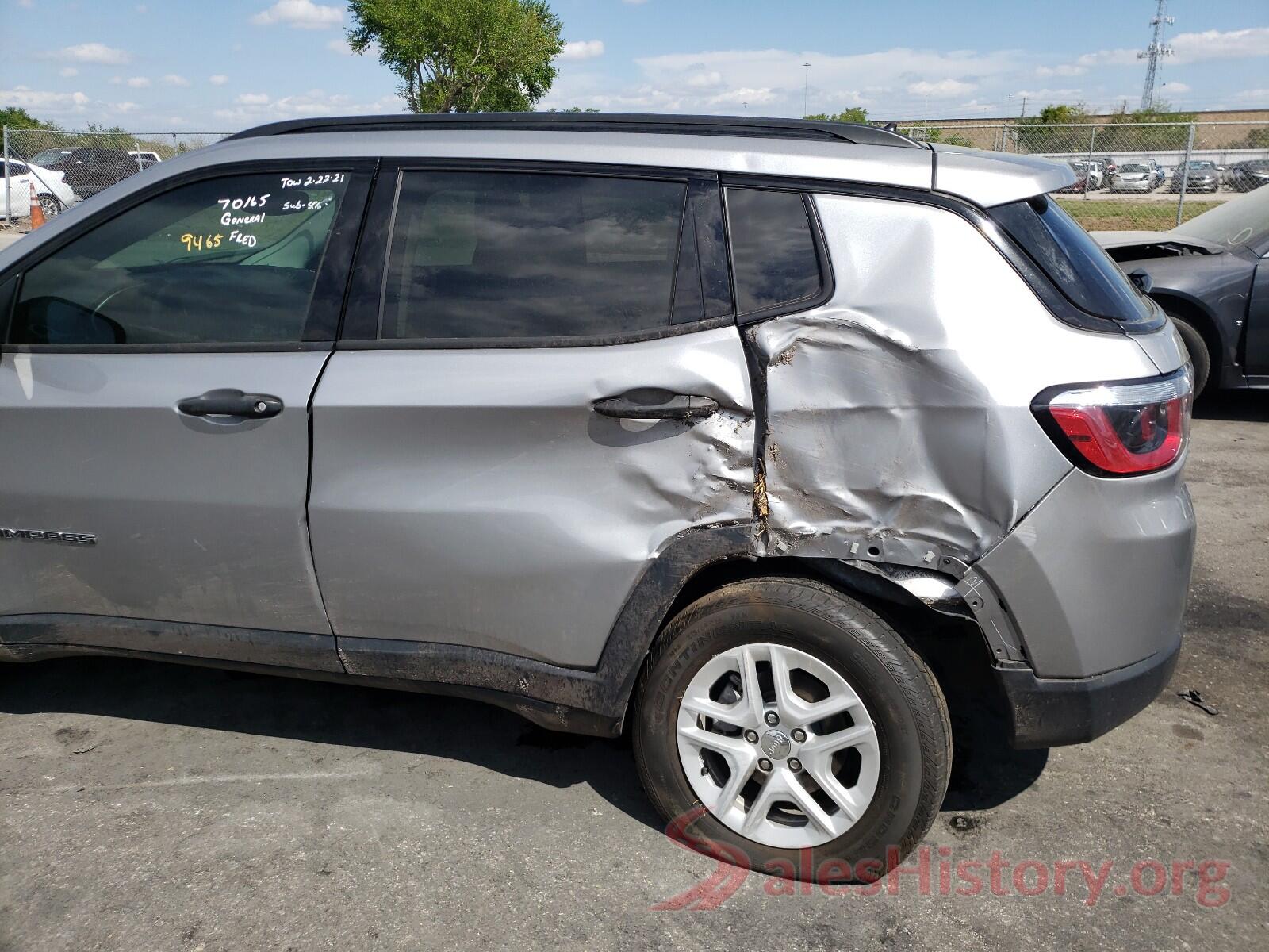 3C4NJCAB4JT461954 2018 JEEP COMPASS