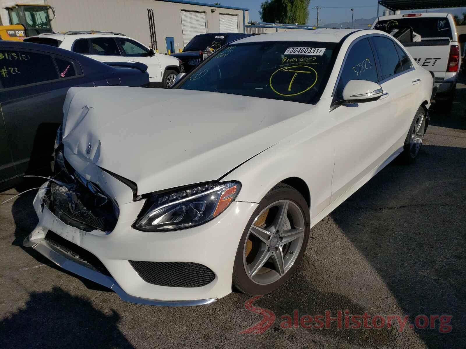 55SWF6GB9FU038127 2015 MERCEDES-BENZ C CLASS