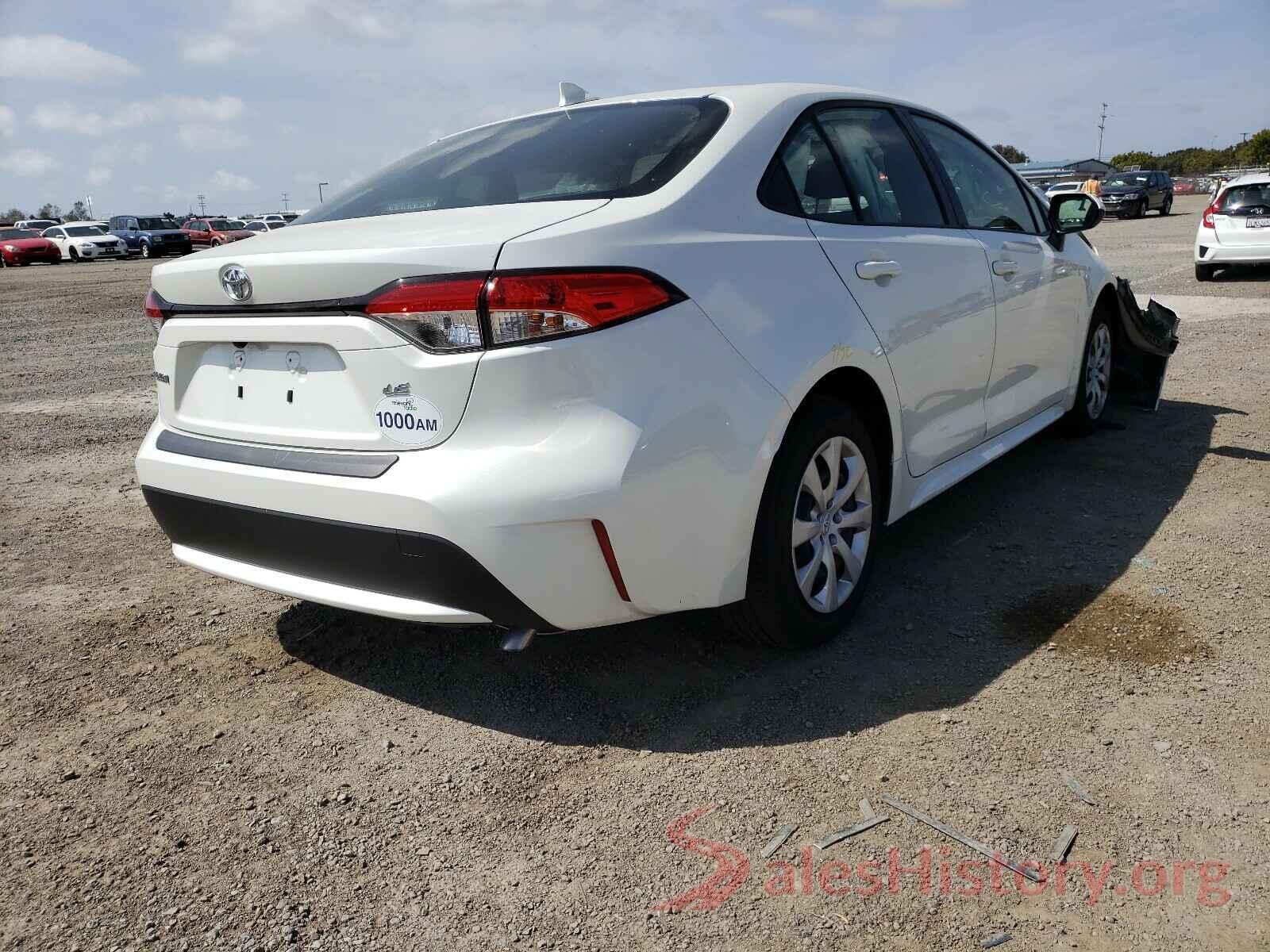 JTDEPRAE0LJ092824 2020 TOYOTA COROLLA