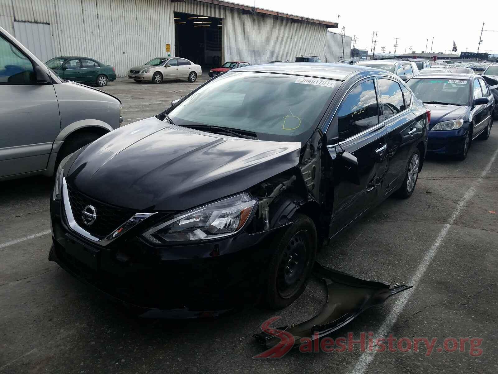 3N1AB7APXKY446493 2019 NISSAN SENTRA