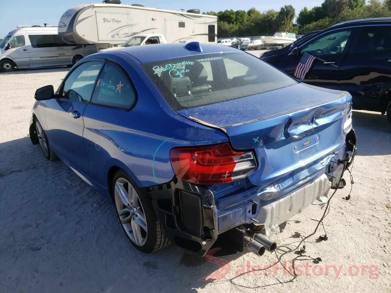 WBA1F9C56GV742332 2016 BMW 2 SERIES