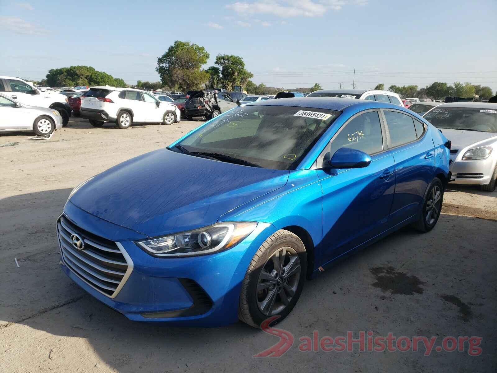 KMHD84LF9HU165434 2017 HYUNDAI ELANTRA