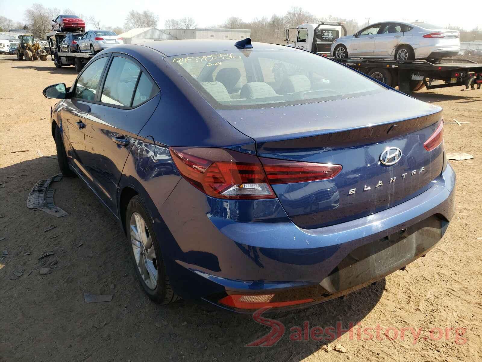 5NPD84LF5LH583190 2020 HYUNDAI ELANTRA