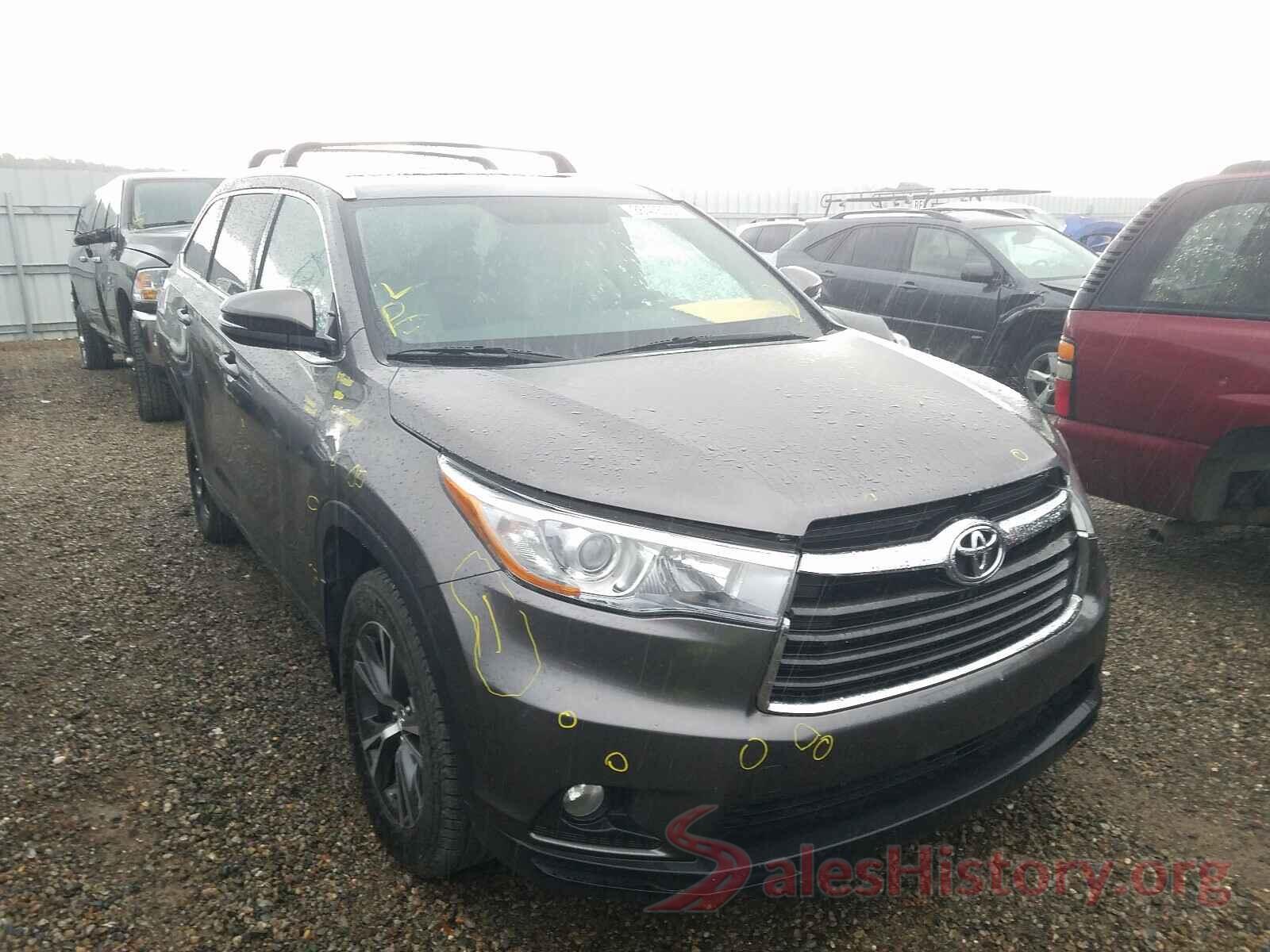 5TDJKRFH1GS505052 2016 TOYOTA HIGHLANDER