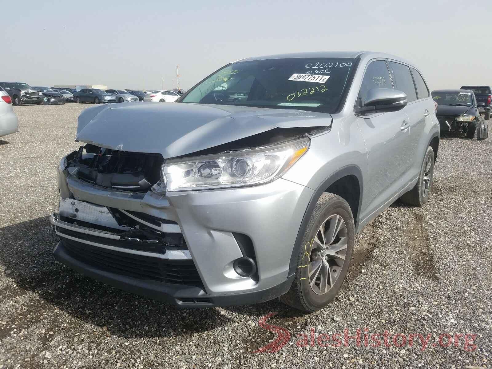 5TDZARFHXHS032212 2017 TOYOTA HIGHLANDER