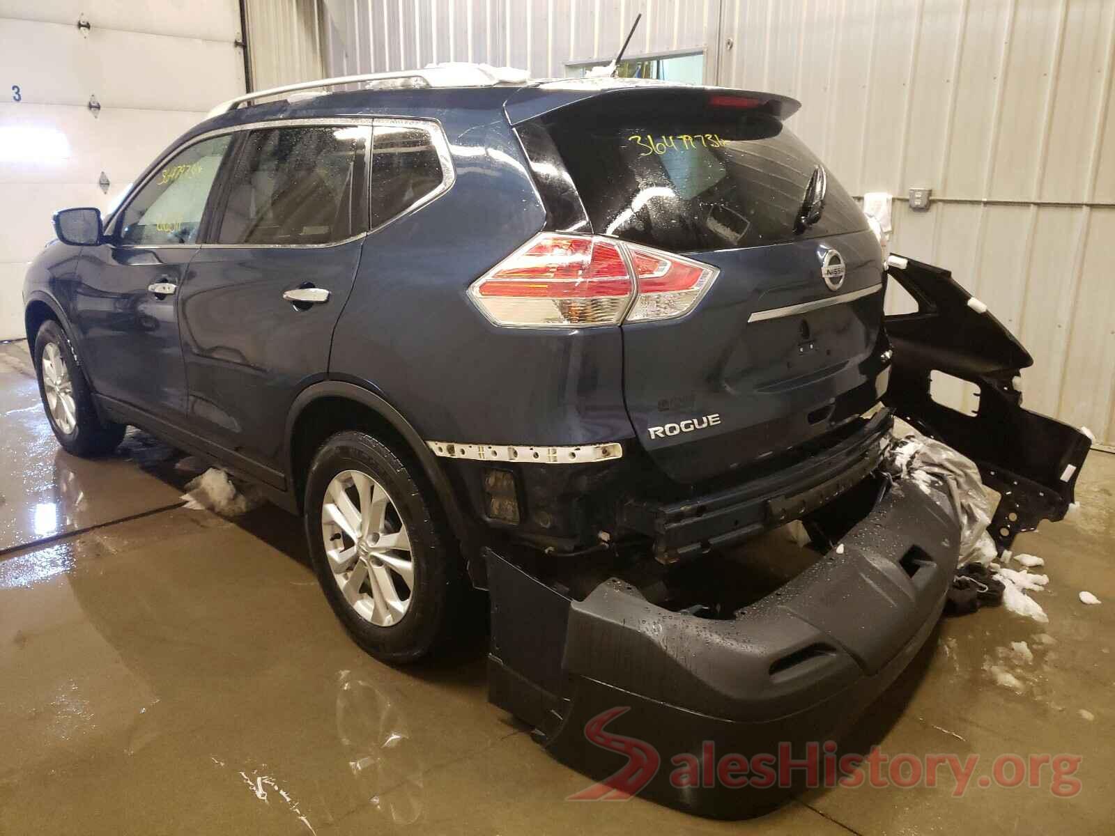 KNMAT2MV4GP732100 2016 NISSAN ROGUE