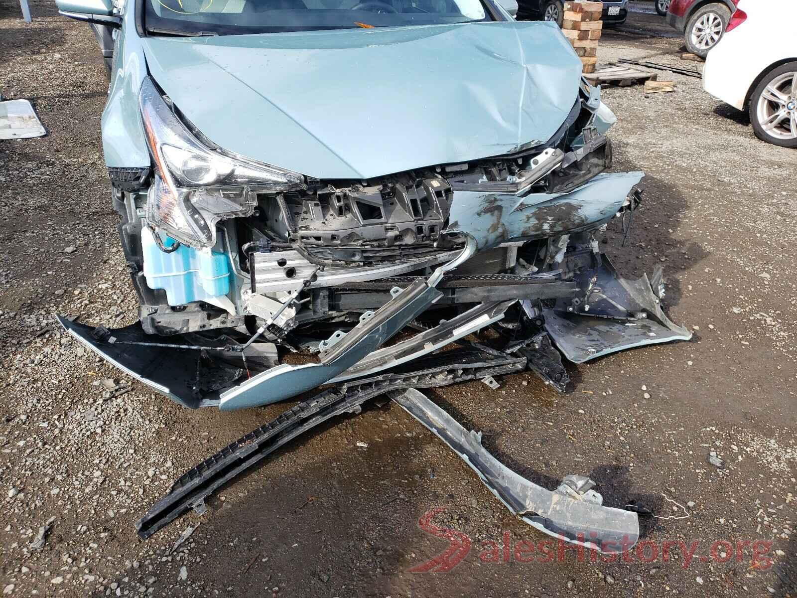 JTDKARFU8H3047615 2017 TOYOTA PRIUS