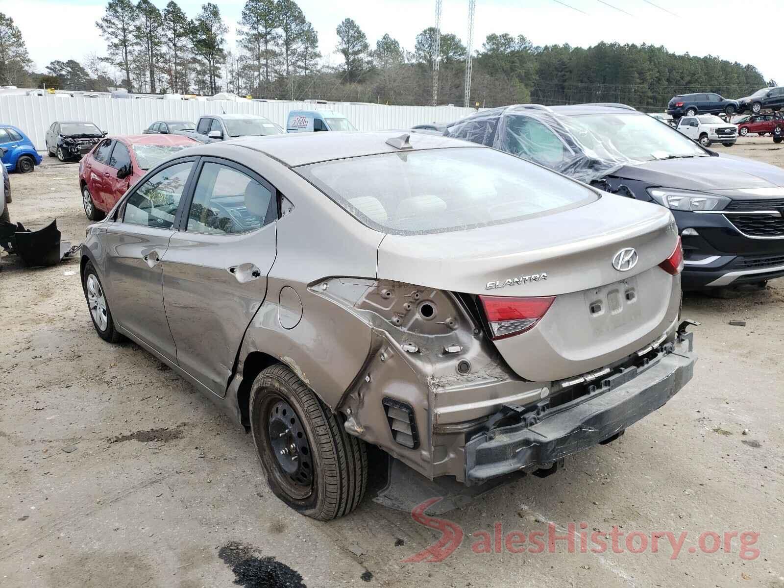 5NPDH4AE5GH696783 2016 HYUNDAI ELANTRA