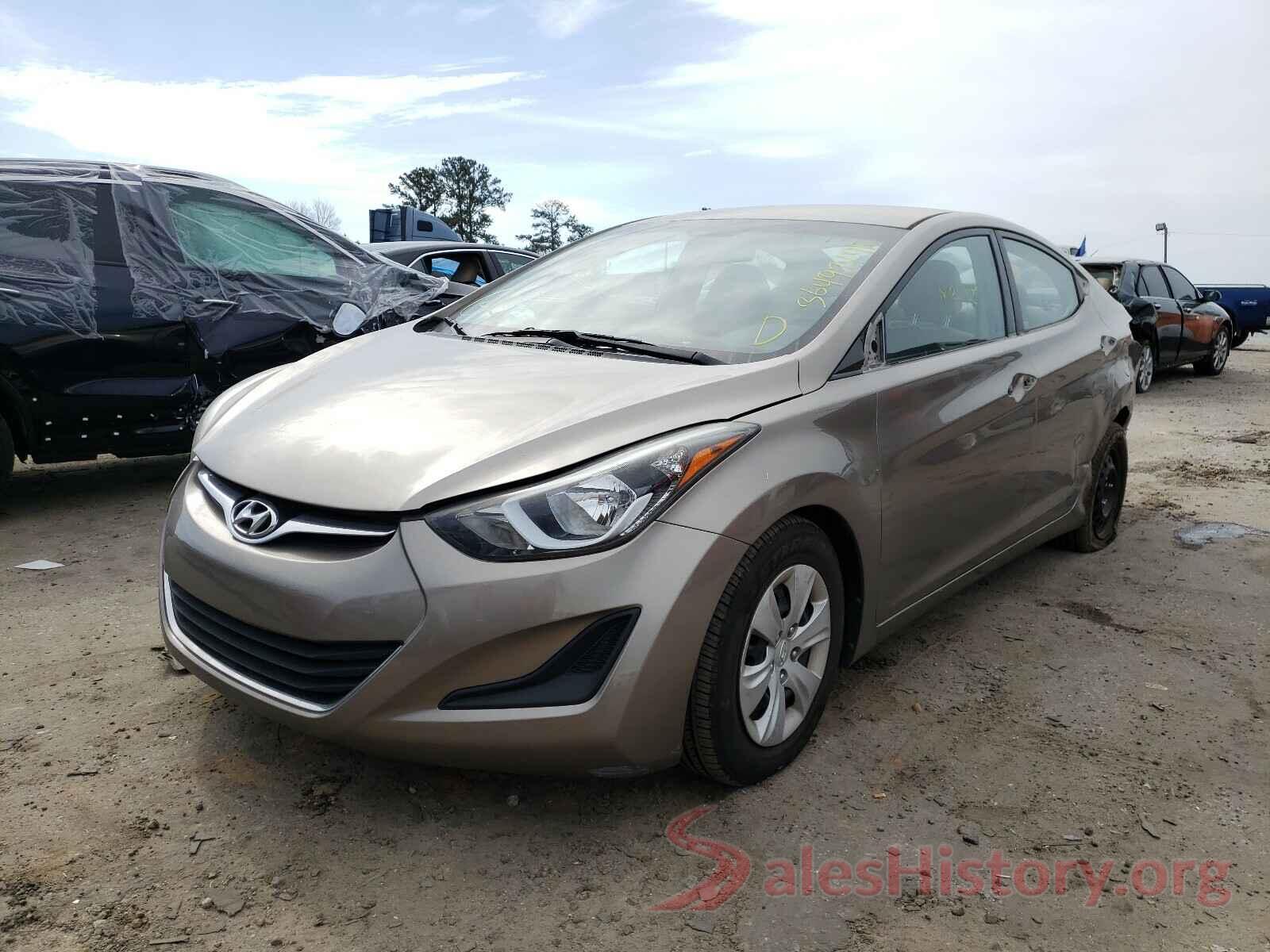 5NPDH4AE5GH696783 2016 HYUNDAI ELANTRA