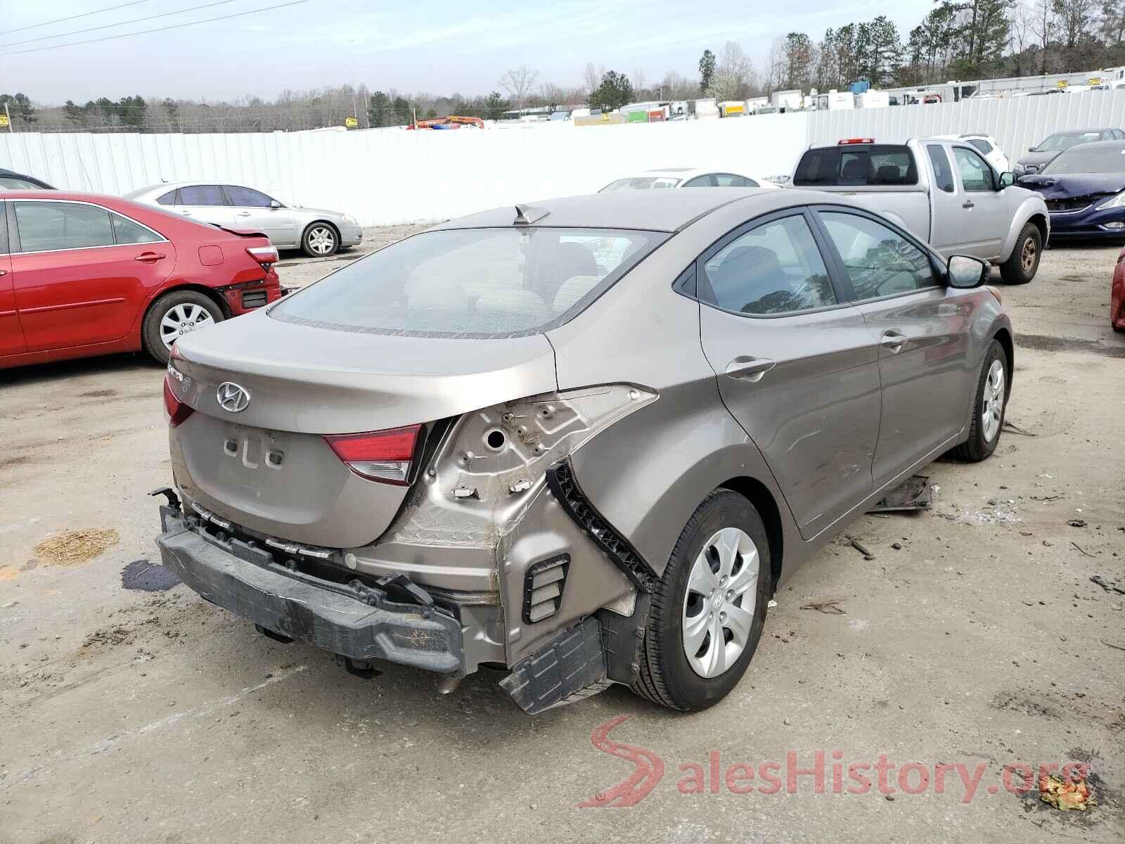 5NPDH4AE5GH696783 2016 HYUNDAI ELANTRA