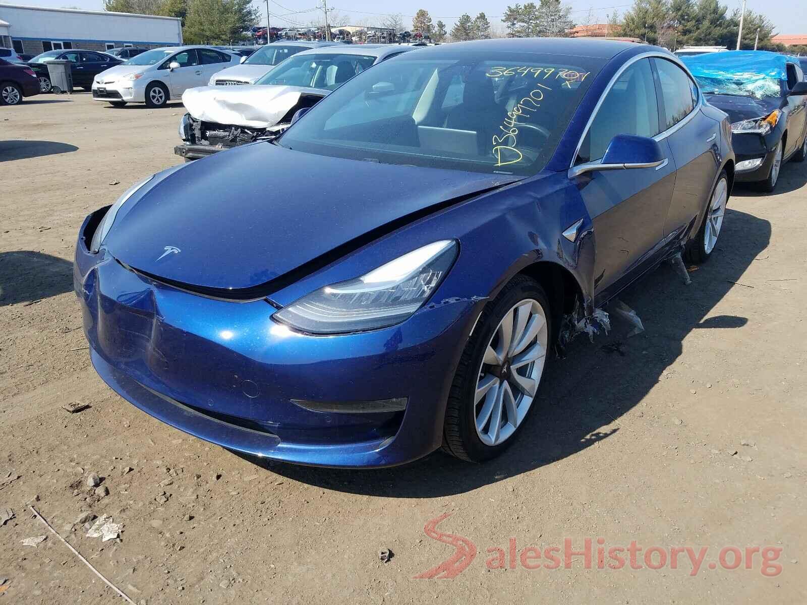 5YJ3E1EA2JF032943 2018 TESLA MODEL 3