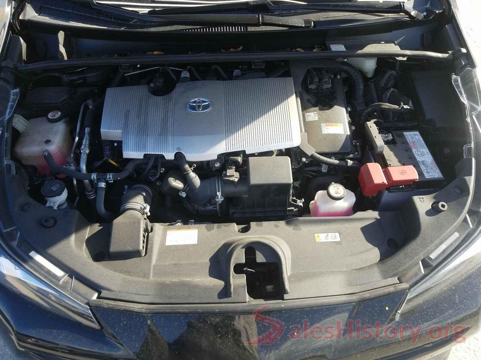 JTDKARFU6K3077235 2019 TOYOTA PRIUS