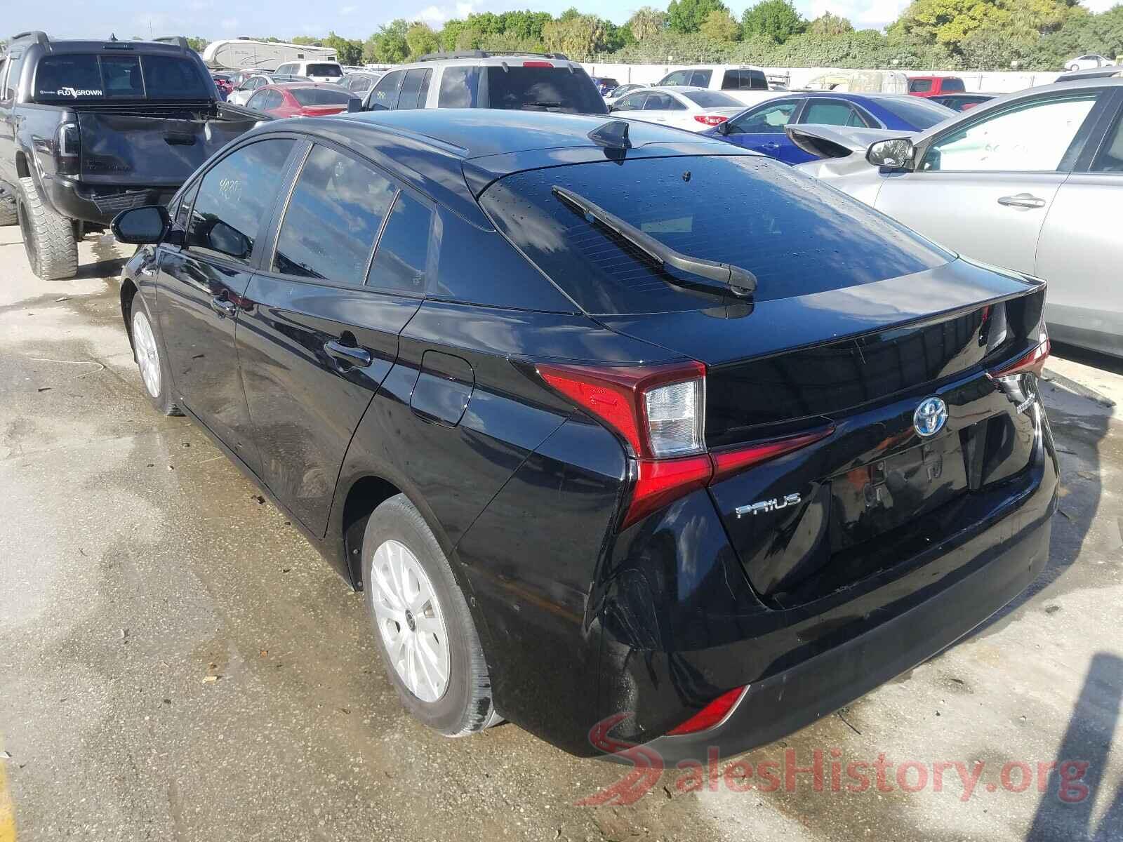 JTDKARFU6K3077235 2019 TOYOTA PRIUS