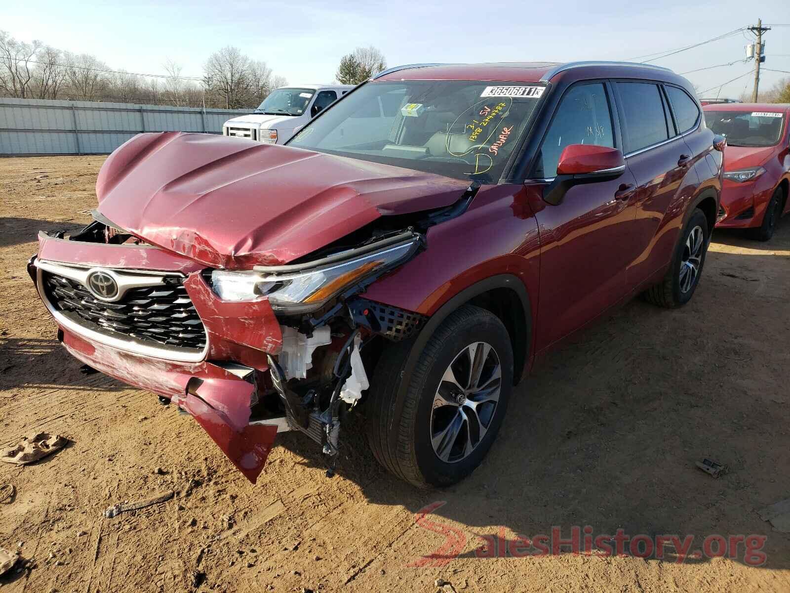 5TDGZRAH9LS505792 2020 TOYOTA HIGHLANDER