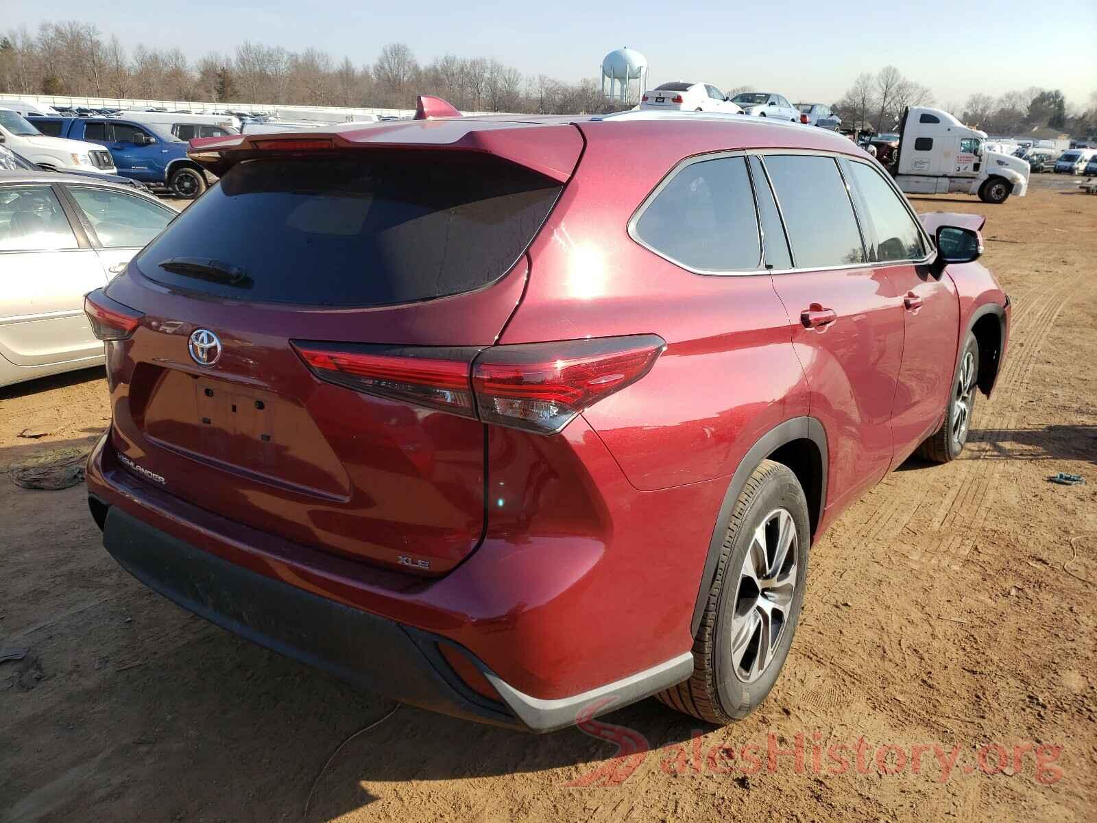 5TDGZRAH9LS505792 2020 TOYOTA HIGHLANDER