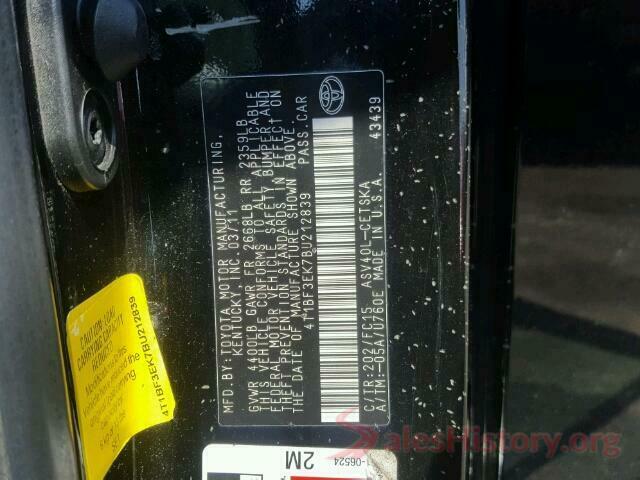 4T1BF3EK7BU212839 2011 TOYOTA CAMRY BASE