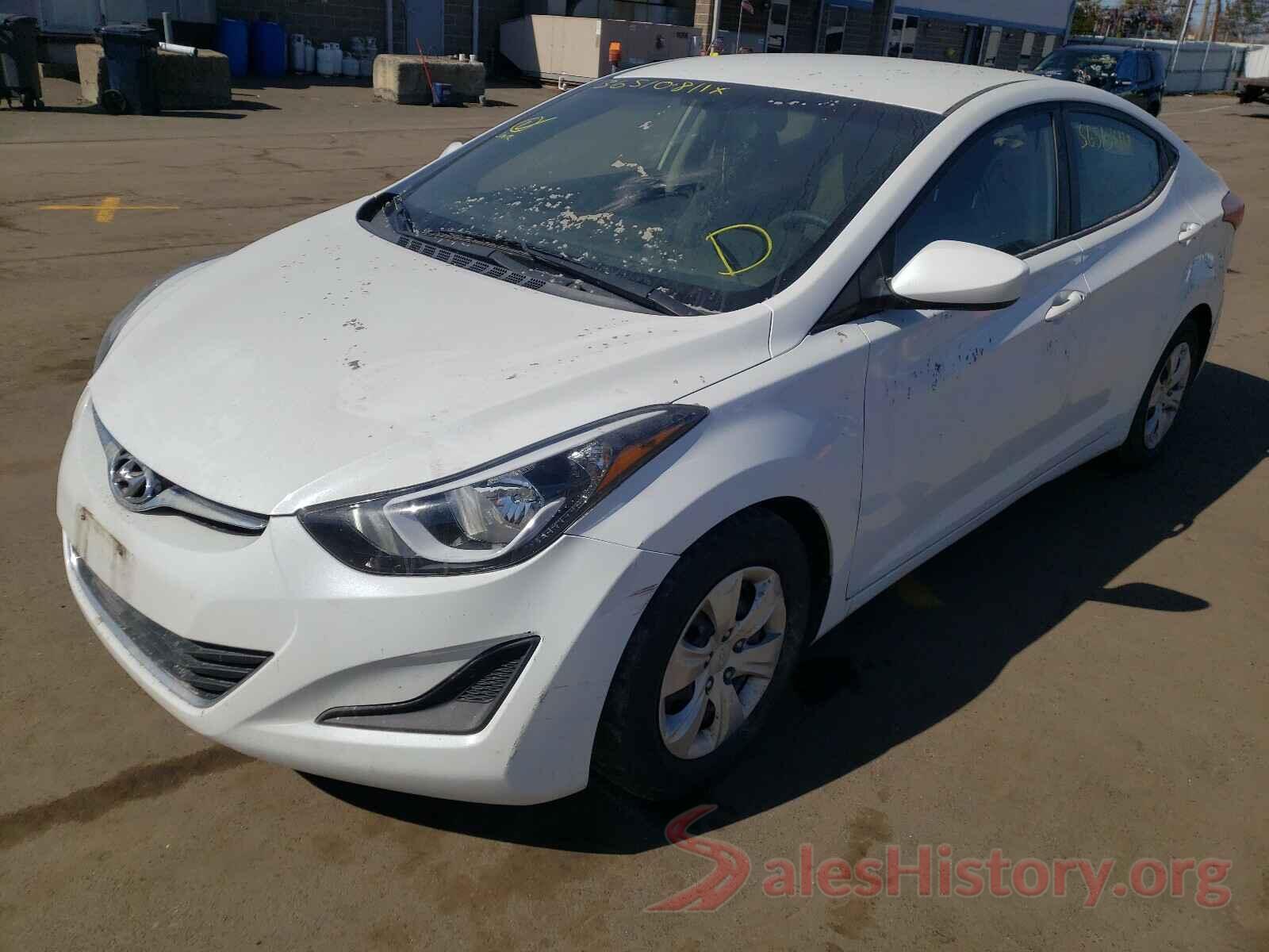 5NPDH4AE6GH729662 2016 HYUNDAI ELANTRA