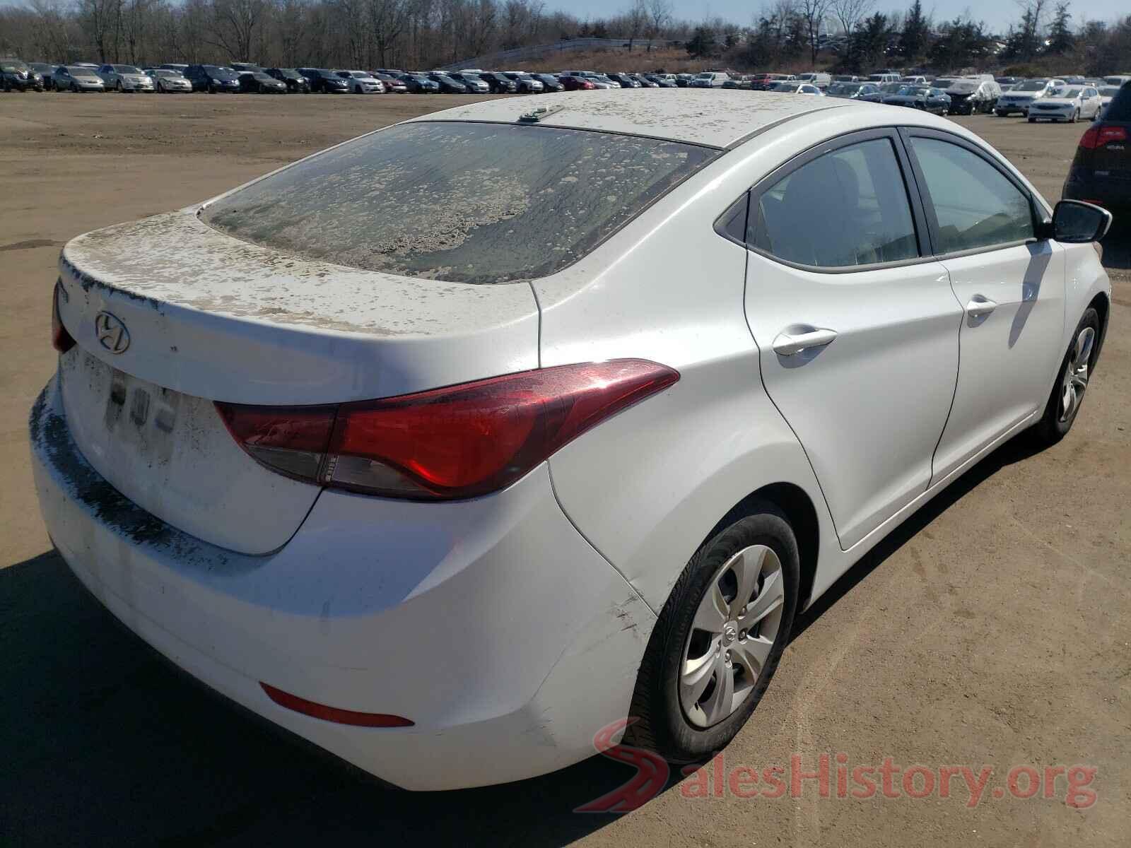 5NPDH4AE6GH729662 2016 HYUNDAI ELANTRA