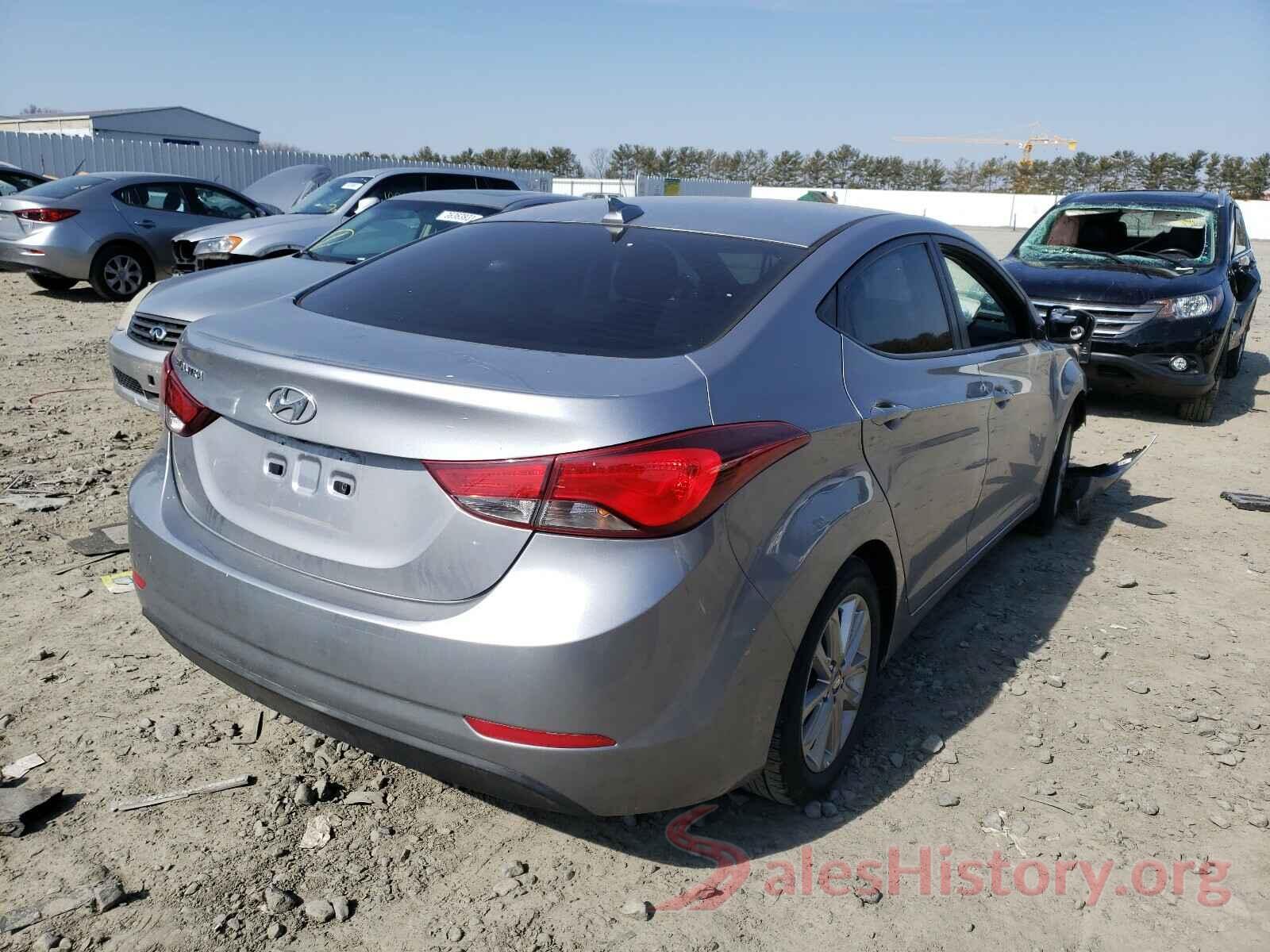 5NPDH4AE1GH661691 2016 HYUNDAI ELANTRA