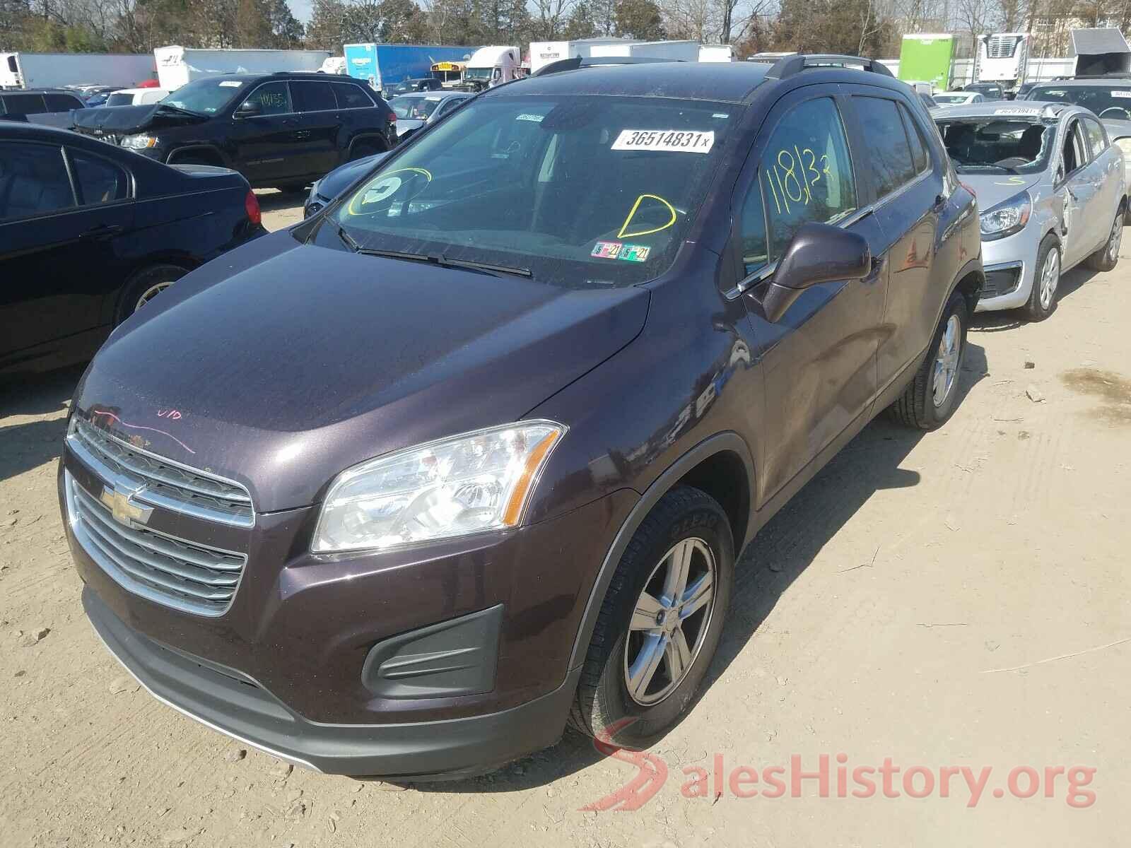 3GNCJPSB6GL136672 2016 CHEVROLET TRAX