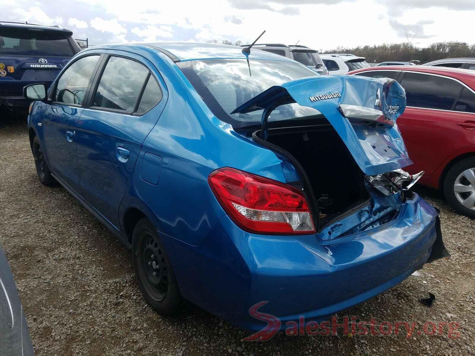 ML32F3FJ3KHF09163 2019 MITSUBISHI MIRAGE