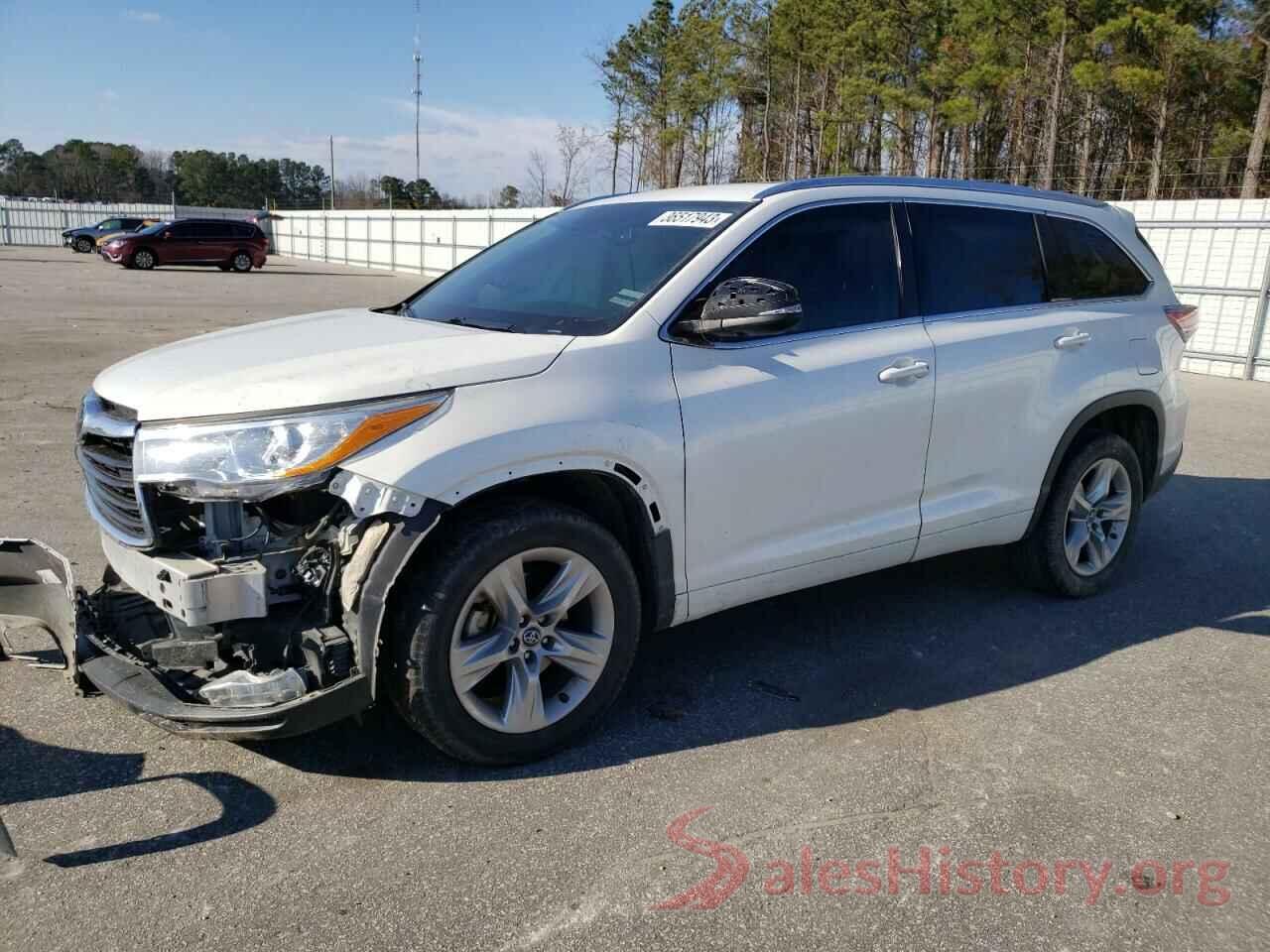 5TDYKRFH3GS172707 2016 TOYOTA HIGHLANDER