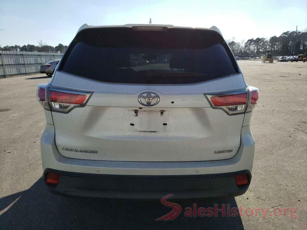 5TDYKRFH3GS172707 2016 TOYOTA HIGHLANDER