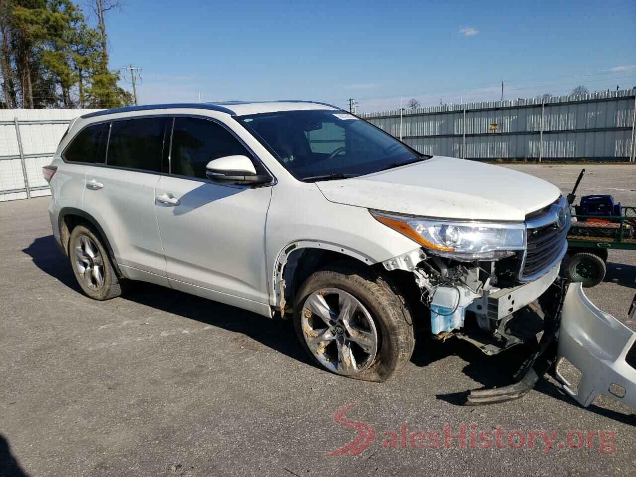 5TDYKRFH3GS172707 2016 TOYOTA HIGHLANDER